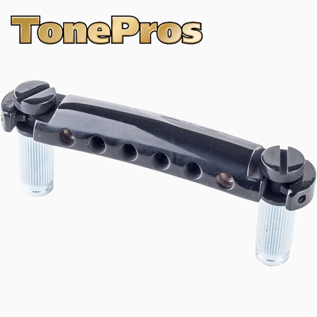 NEW Tonepros T1ZSA Standard Aluminum Tailpiece - BLACK