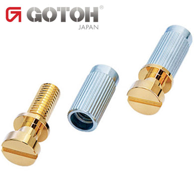 (2) Gotoh M8 METRIC Studs and Anchors for Stop Tailpiece - GOLD