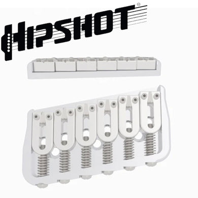 USA Hipshot 6 String Multi-Scale Fixed Guitar Bridge 11° Angle .125