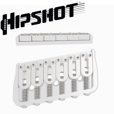 USA Hipshot 6 String Multi-Scale Fixed Guitar Bridge 11° Angle .175