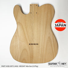 Load image into Gallery viewer, NEW Hosco JAPAN Unfinished Unsanded Telecaster Body MIJ - 2 Piece Alder #TC-2402