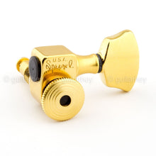 Load image into Gallery viewer, NEW Sperzel EZ-MOUNT LOCKING TUNERS L3+R3 Trim-Lock Keys 3x3 - GOLD PLATED