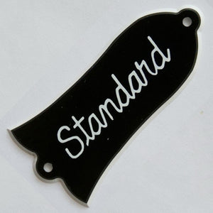 NEW 2-ply BLACK Bell Truss Rod Cover for Gibson SG/Les Paul/STANDARD Bass Guitar