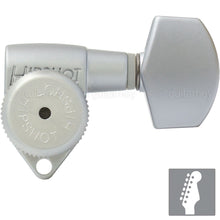 Load image into Gallery viewer, NEW Hipshot Grip-Lock Open-Gear 6 in line Locking STAGGERED HEX-S - SATIN CHROME