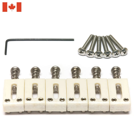 NEW Graph Tech Tusq Saddles Strat and Tele 2-1/16" String Spacing - PQ-8000-00