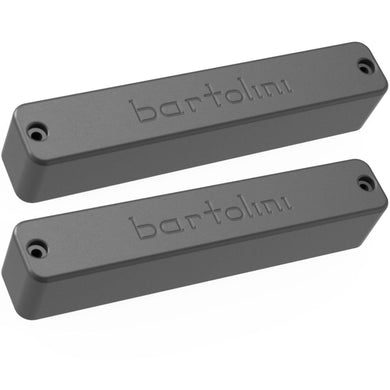 NEW Bartolini X55CBJD B1/T1 Classic Bass 5-string Soapbar Pickup SET - BLACK
