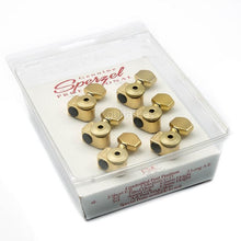 Load image into Gallery viewer, Sperzel EZ MOUNT Locking Tuners 6-in-line Trim-Lock Machine Heads - SATIN GOLD