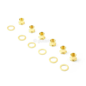 Sperzel EZ MOUNT Locking Tuners 6-in-line Trim-Lock Machine Heads - SATIN GOLD