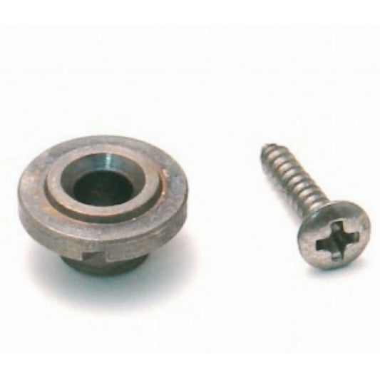 NEW Q-Parts Replacement Round String Retainer for Vintage Aged Collection Nickel