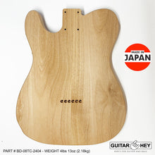 Load image into Gallery viewer, NEW Hosco JAPAN Unfinished Unsanded Telecaster Body MIJ - 2 Piece Alder #TC-2404