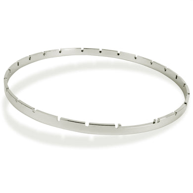 NEW Tension Hoop for 11” Banjo Rim Standard 24 Notches - NICKEL PLATED