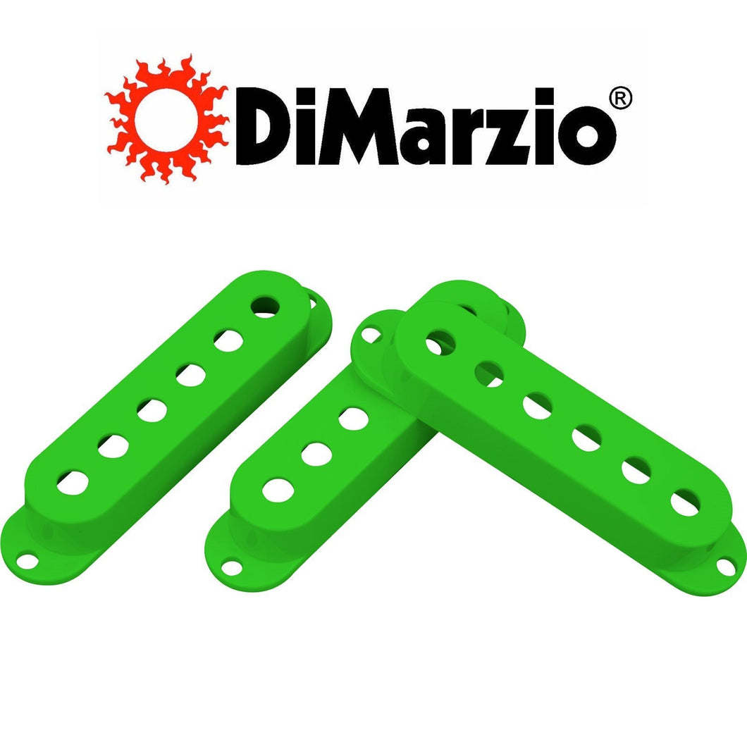 NEW DiMarzio DM2001 Strat Pickup Covers (3) Fits HS, Area, FS-1 & SDS-1 - GREEN