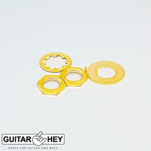 Load image into Gallery viewer, NEW (1) On-On-On Mini Switch DPDT 3-way Bass or Guitar - Made in Japan - GOLD