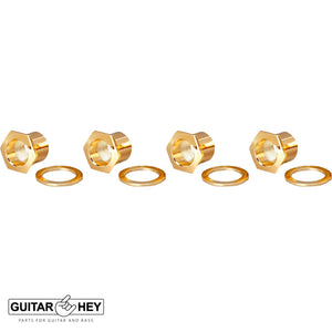 NEW Gotoh GB11W L2+R2 Bass Tuners Tuning Keys 20:1 w/ Hardware - 2x2 - GOLD
