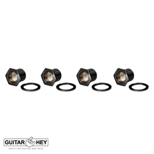NEW Gotoh GB11W 4 In-Line Bass Tuners Tuning Keys Right Handed 20:1 - BLACK