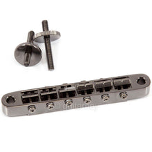 Load image into Gallery viewer, NEW Gotoh GE104B ABR-1 Tunematic Bridge w/ M4 Threaded Posts - COSMO BLACK