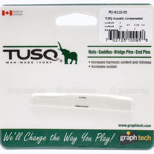 NEW Graph Tech PQ-9110-00 TUSQ Acoustic Compensated Martin Style 2.9" Length