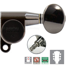 Load image into Gallery viewer, NEW Gotoh SG360-05 MG Magnum Locking L3+R3 OVAL Buttons Set 3x3 - COSMO BLACK