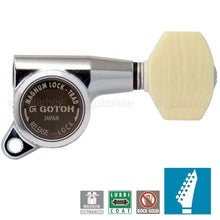 Load image into Gallery viewer, NEW Gotoh SG381-M07 MGT 6 in Line EX LONG Staggered Set Locking ESP/LTD - CHROME